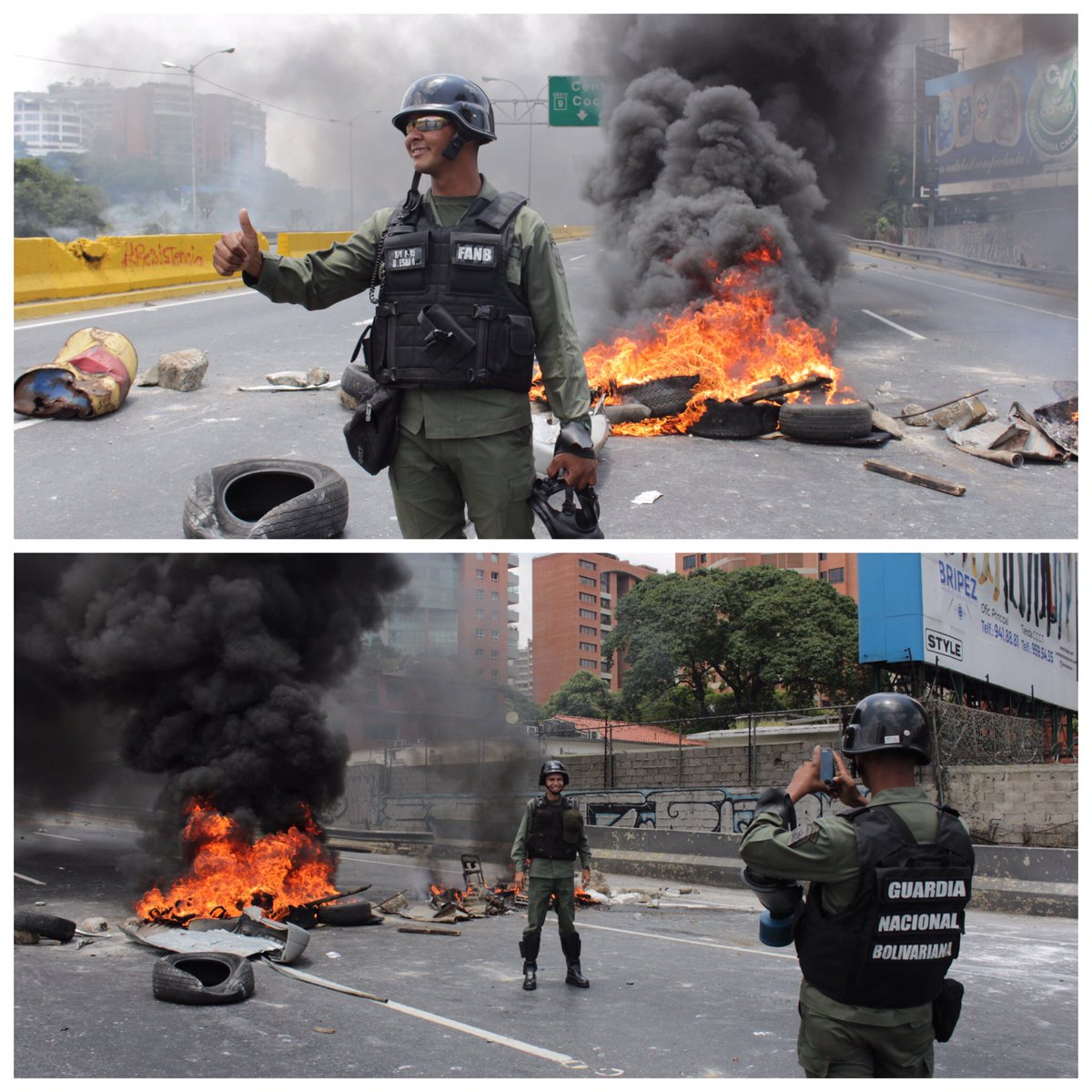 PARA ESTO QUEDA LA GLORIOSA GUARDIA NACIONAL.....PARA TOMARSE FOTOS