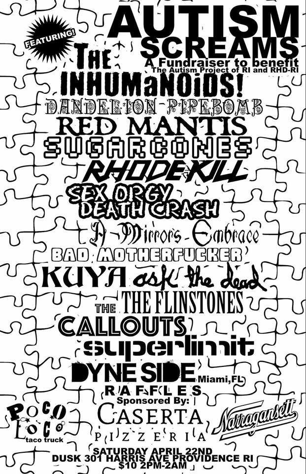 Superlimitband's tweet photo. April 22nd @DuskProvidence come out and support for a great cause! @AutismProjectRI https://t.co/yhMbBafuBQ