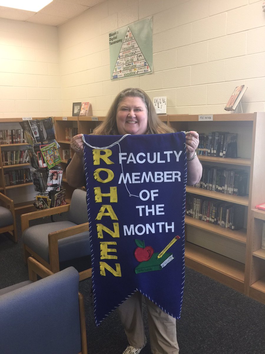 RMSRebels's tweet photo. Celebrating our faculty member of the month!  Congrats Mrs.Pam Ollis! @rcsraiders https://t.co/4M96xqiSVR