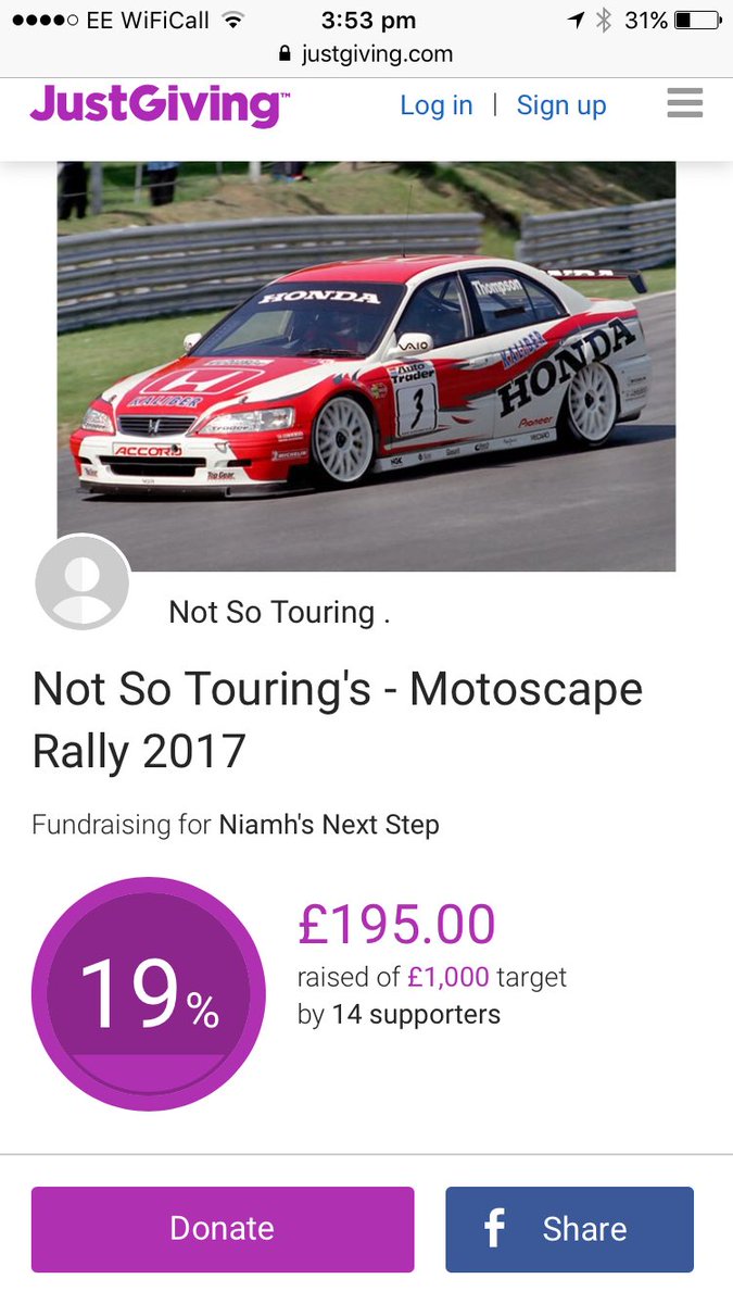 NotSoTouring's tweet photo. Niamhsnextstep fundraising @BangerRally @NiamhsNextStep #notsotouring #justgiving #niamhsnextstep https://t.co/xxAmIxzFmL