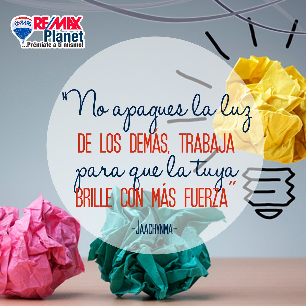 REMAXPLANET's tweet photo. Brilla con luz propia sin oscurecer a quienes te miran.
#RemaxPlanet #Inmobiliaria #vender #comprar #alquilar #inmueble #BuscoInmueble https://t.co/CUqpHYfLEy