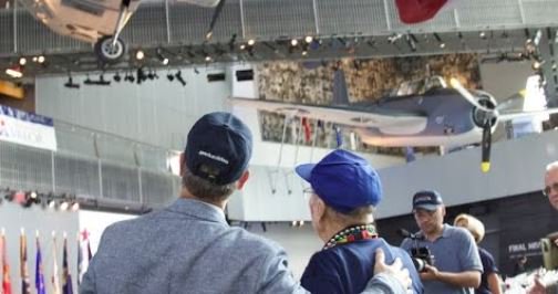 WWIImuseum's tweet photo. Congratulations to @GarySiniseFound for this great #SoaringValor video reaching 1 million (&amp; counting) views: https://t.co/RTTNmlfR9R https://t.co/T76jWKY0tY