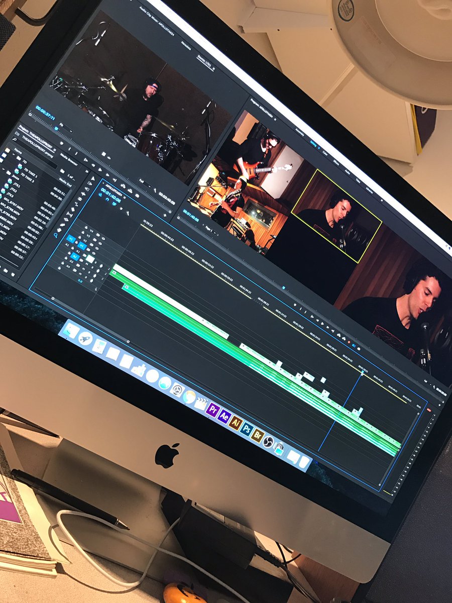 Editing the <a href="/wessp8/">wes sp8</a> and the Apollo Proxy footage today! Lookin 👌