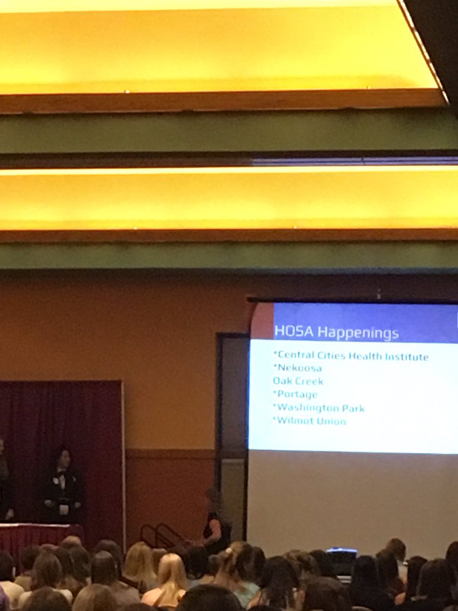 WilmotHOSA's tweet photo. Highlights from SLC Recognition Session. Our chapter is an ILC qualifier for HOSA Happenings. @wilmotuhs @WisconsinHOSA https://t.co/slEOOY51nQ
