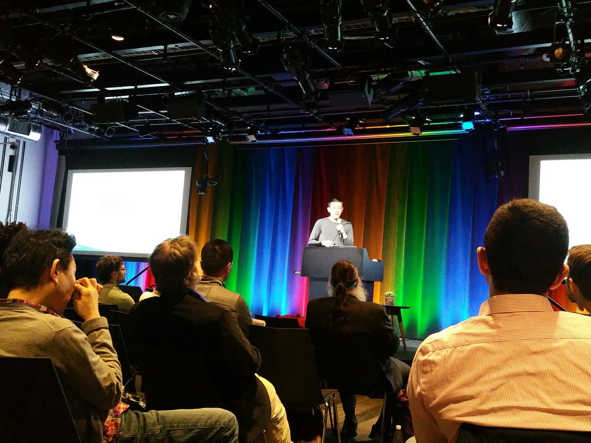 christikaes's tweet photo. Awesome Tensorflow talk at #bostongdg  by @yufengg! https://t.co/e0lSuwVWyP