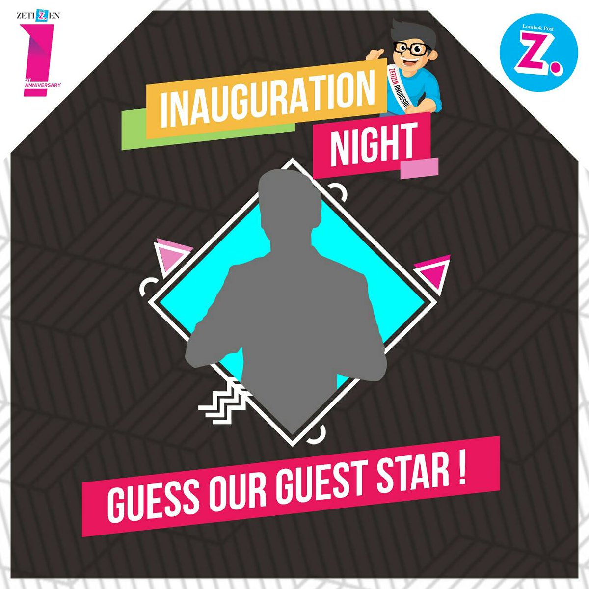 GUESS OUR SPECIAL GUEST STAR!! Hayoooo siapa yang bisa tebak siapa salah satu Guest Star kita dari siluet di bawah ini~~ 👇👇