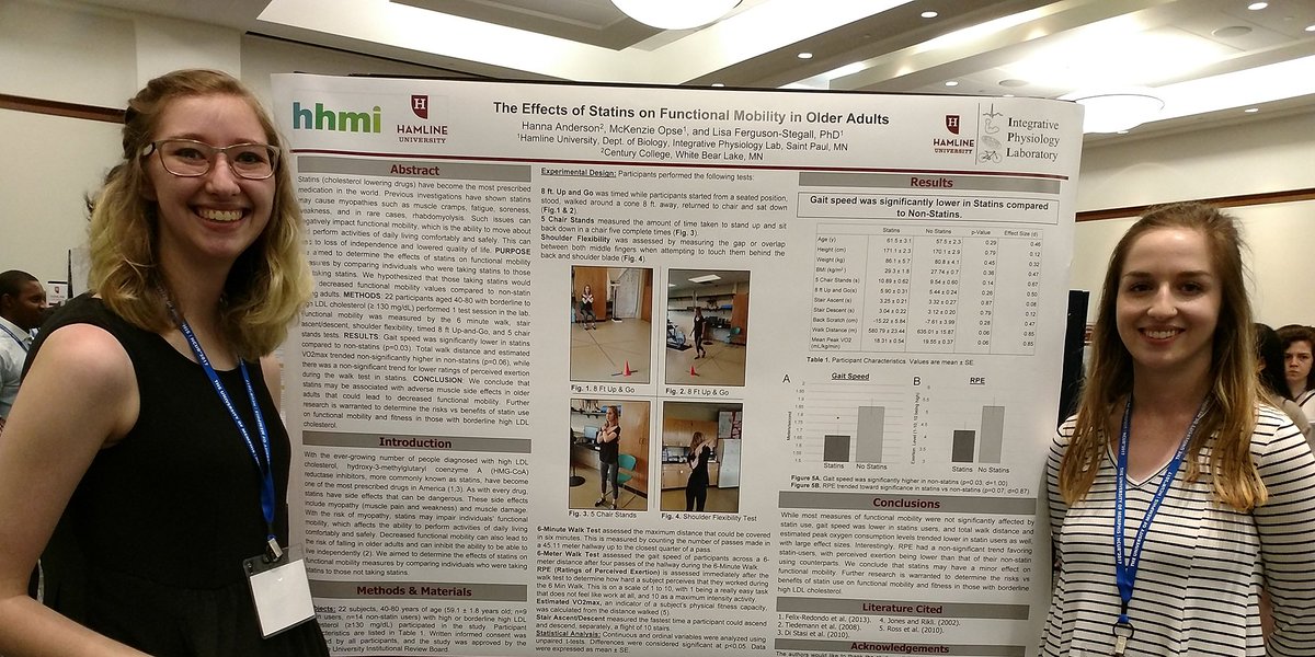 HamlineU's tweet photo. Hanna and McKenzie are two of 36 students who presented their research at #NCUR2017 last week: https://t.co/5VGfoiHlWE https://t.co/mGTEpCxs2O