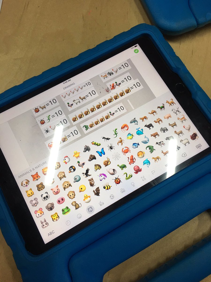 camiguin_piper's tweet image. S used emojis to explain his thinking with an open ended q and now #playingin1a is hooked! @Seesaw @MorganAnders1 @Intl_Chadwick #pypmaths