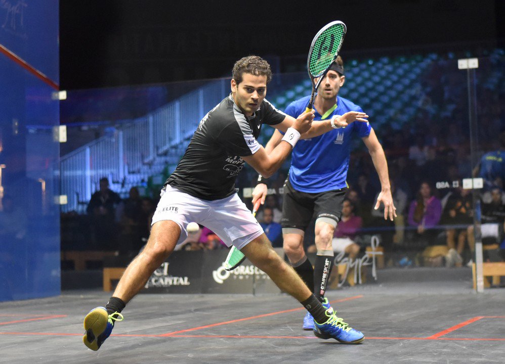 WCsquash's tweet photo. Gawad completes the last eight: [2] Karim Abdel Gawad (Egy) 3-1 Borja Golan (Esp)  9/11, 11/1, 11/8, 11/5 (61m) https://t.co/zcuGOBr3Do