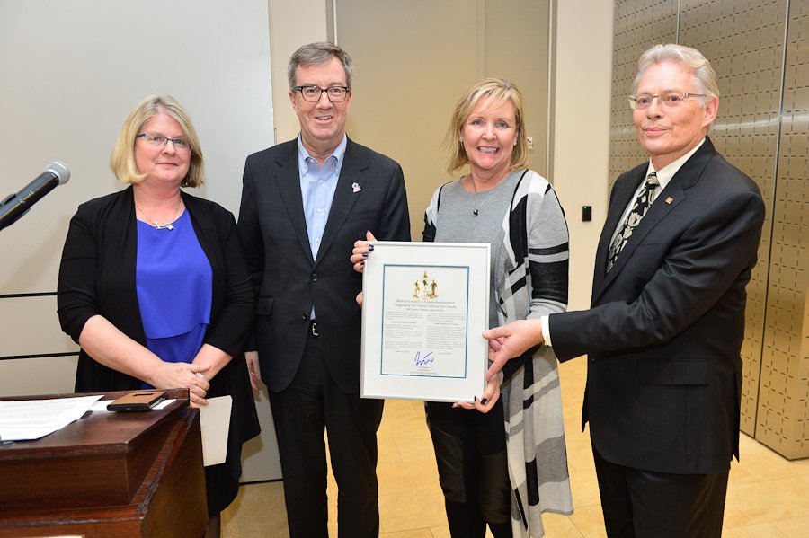 MedCouncilCan's tweet photo. We would like to thank all those who visited during our open house, including @JimWatsonOttawa, @dianedeans, &amp; @JohnFraserOS. https://t.co/Xvr8hLKuZC