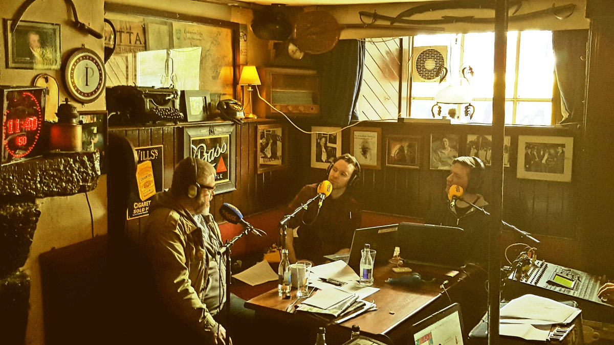 seansbarathlone's tweet photo. Funnyman Phil Jupitus with Dermot and Dave from @todayfm last Friday in Sean's. #seansbar #athlone #irelandsoldestpub #IrelandsAncientEast https://t.co/MUmSCjMWzv