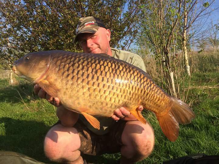 Team leader Tim Davis temped this 23lb bar of gold using the new test bait. Matching pop up fished over a kilo of freebies and chilli hemp.