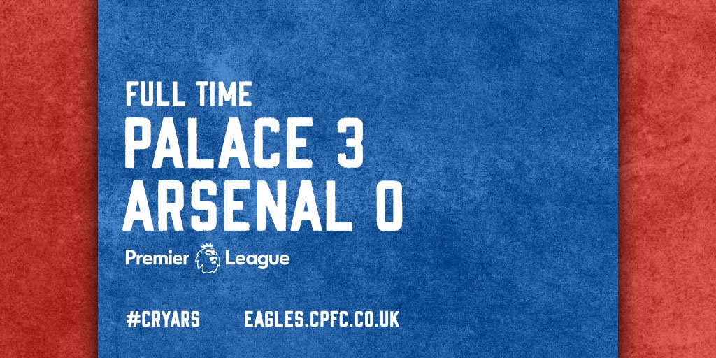 CPFC's tweet image. INCREDIBLE. [3-0] #CRYARS