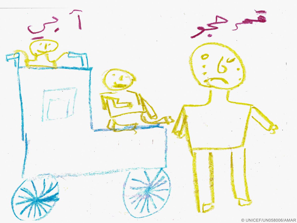UNICEF's tweet photo. Thank you for tuning in. All of these drawings by #ChildrenOfSyria were created at a programme we support → https://t.co/LDEJKjCKV8 https://t.co/Df5ssXCAah