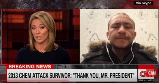 Syrian chemical attack victim lashes out at CNN's Brooke Baldwin for trying to make him criticize Trump dlvr.it/Ns1JPm