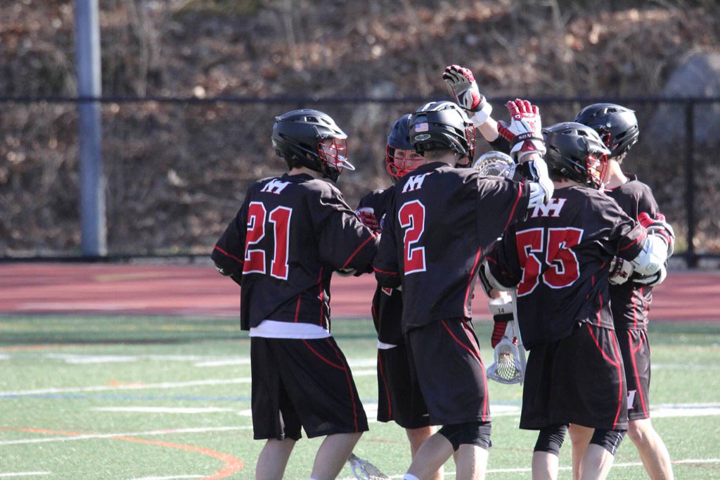 NHBoysLax's tweet photo. Congrats to Kennan Alward who had his 100th career point on Saturday! 💯💪 https://t.co/7wTrpFysmv