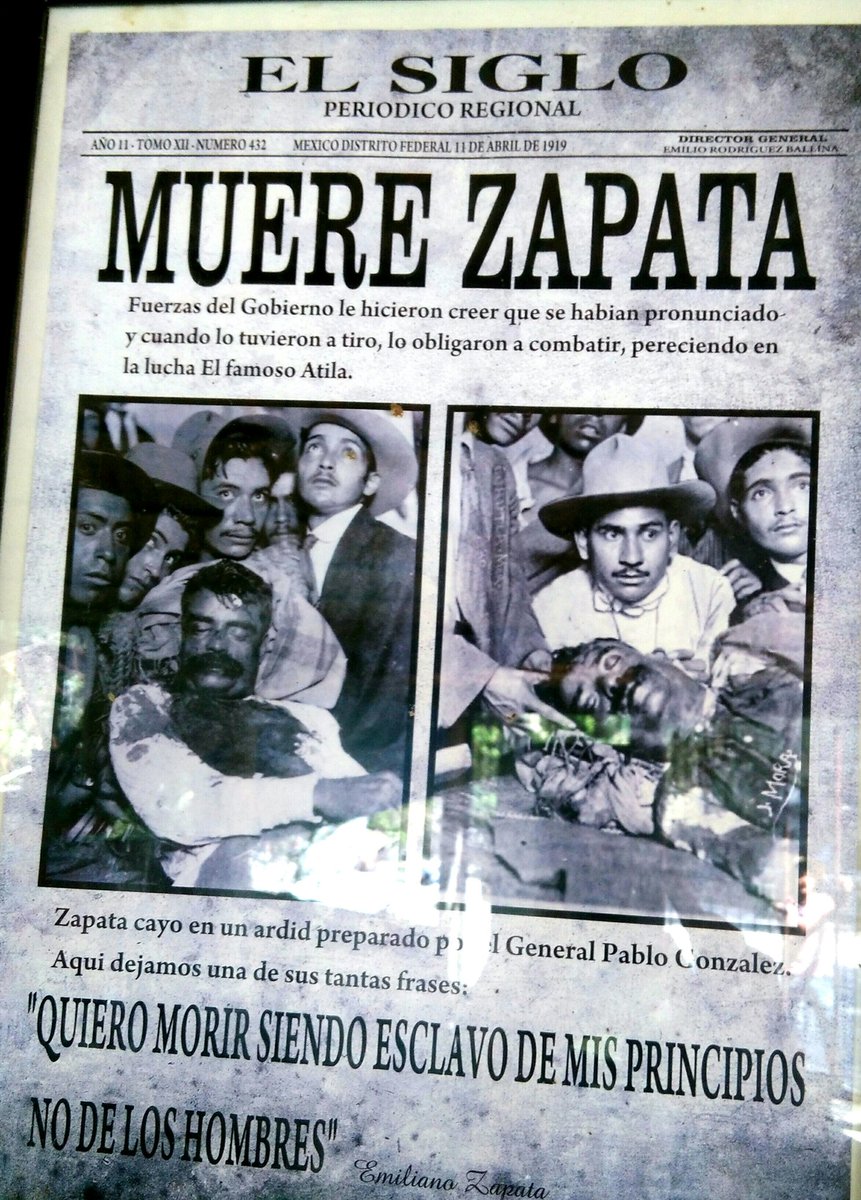 dafunkymen's tweet photo. Justo a unos días de hoy me encuentro con esta publicación que no quise dejar escapar #Efemerides #EmilianoZapata #elcaudillodelsur https://t.co/1YSp2fm0XW