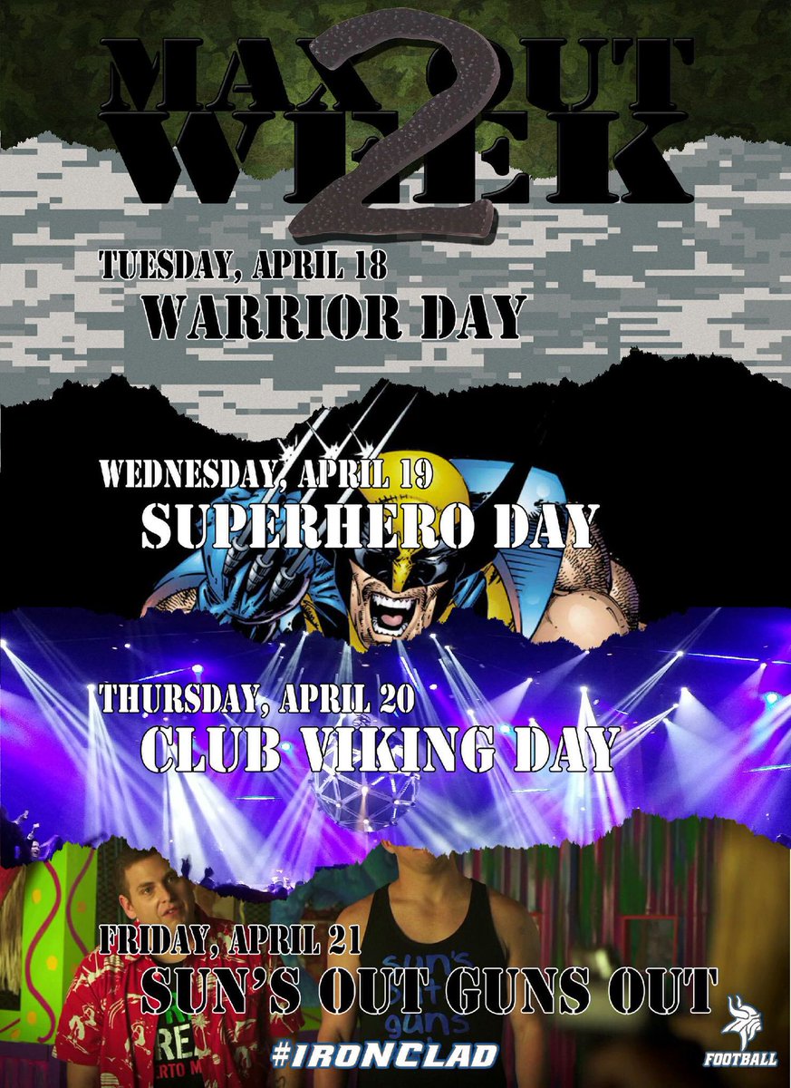 CoachBeaudin's tweet image. Next week, #MaxWeek2 is fast approaching! Dominate it! #iroNClad