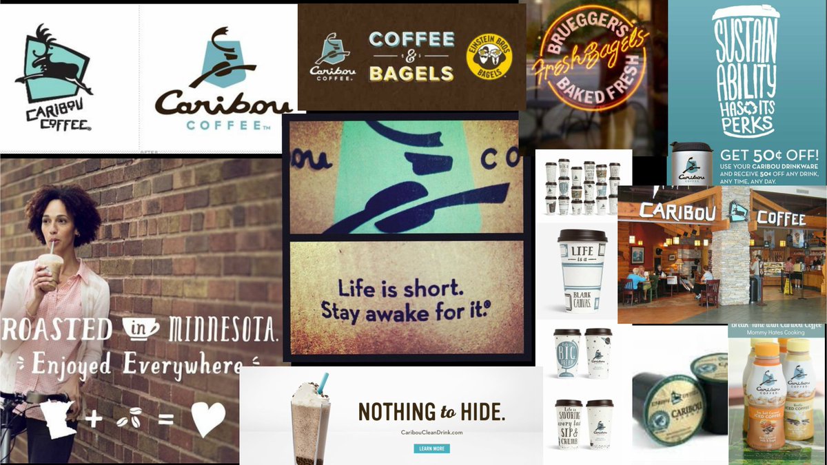 rinalululu's tweet photo. Coffee Brand Visuals-Comparisons and Competitive Set: Caribou Coffee! #COMM499 @MetroPRMajors https://t.co/11KEuZNE8Z