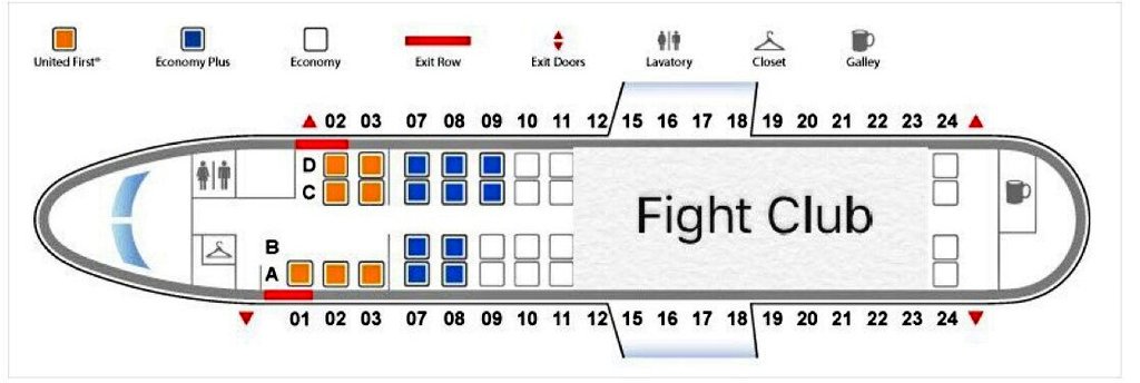 SaysHummingbird's tweet photo. United Airlines is pleased to announce new seating on all domestic flights.

Please RETWEET to help @united spread the word!

via @reflog18 https://t.co/pgE5naro0f