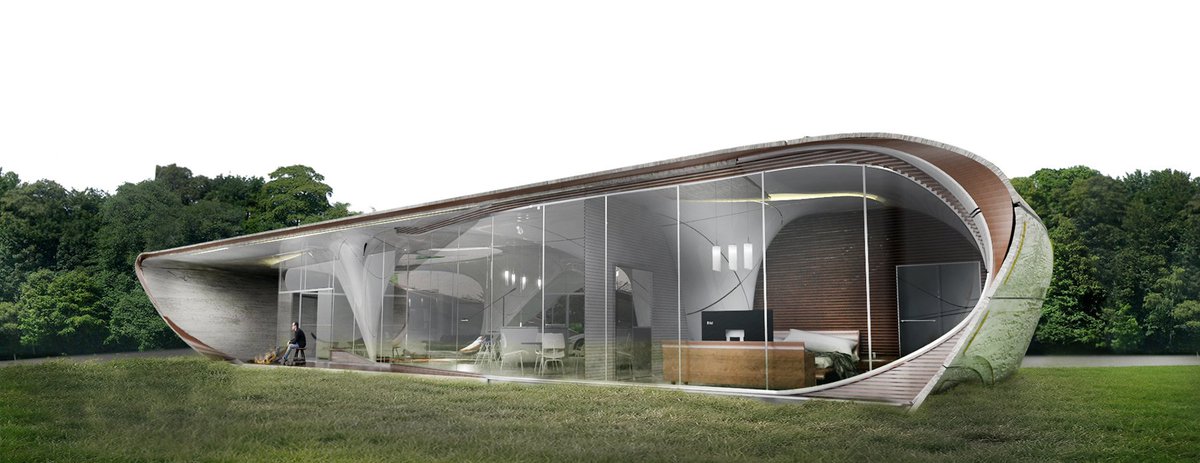 weird_sci's tweet image. Giant 3D printers could soon be printing houses.