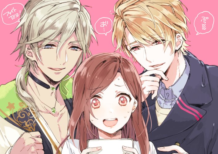 t_saniyou's tweet image. 気分転換に落書き　A3!はたるちとシトロンが好き　出稼ぎでの会話が可愛くて和む(´◡`)