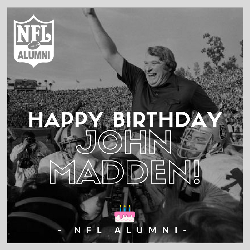 Wishing a very happy birthday to the one and only John Madden!   