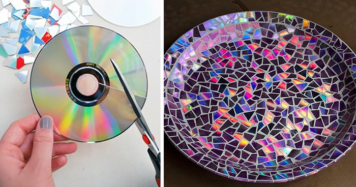Infocusdesign3D's tweet image. Recycle your old CD's and create some art for your house.