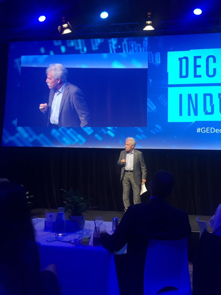 emmaruggeprice's tweet photo. 'Fascinated with the sense of smell' - loving Australian of the Year Alan McKay-Sim at #GEDecodingIndustry https://t.co/v2x8q2M2EK