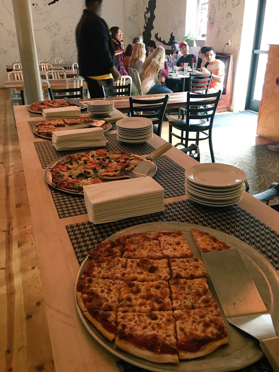 UrbanaHSTheatre's tweet photo. We love @UrbanaPizzaM! Thanks for the amazing pizza and for supporting our cast! https://t.co/5QHKZjxUgN