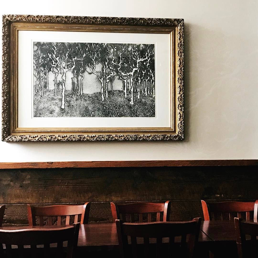 SimpaticaPDX's tweet photo. All the art in our Dining Hall was locally made, down to the tables &amp; chairs themselves #pdxeats #SupportLocal 

https://t.co/Mx8av7l1Va https://t.co/NowzCPbymQ