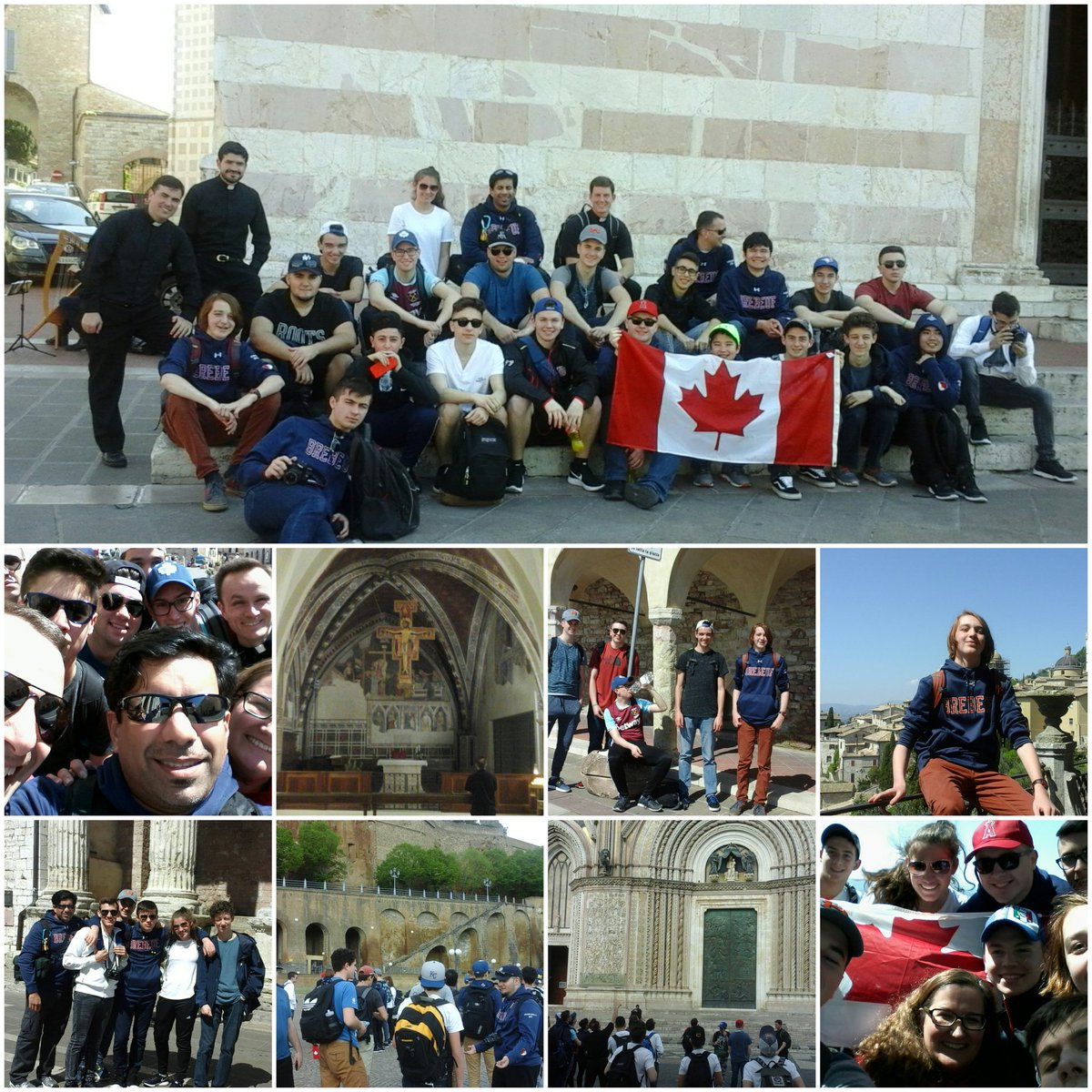 BrebeufYM's tweet photo. @TCDSB_DChen,@TCDSB, Brebeuf College  Rome Pilgrimage day3. #Faith https://t.co/iSbU1t6u4z
