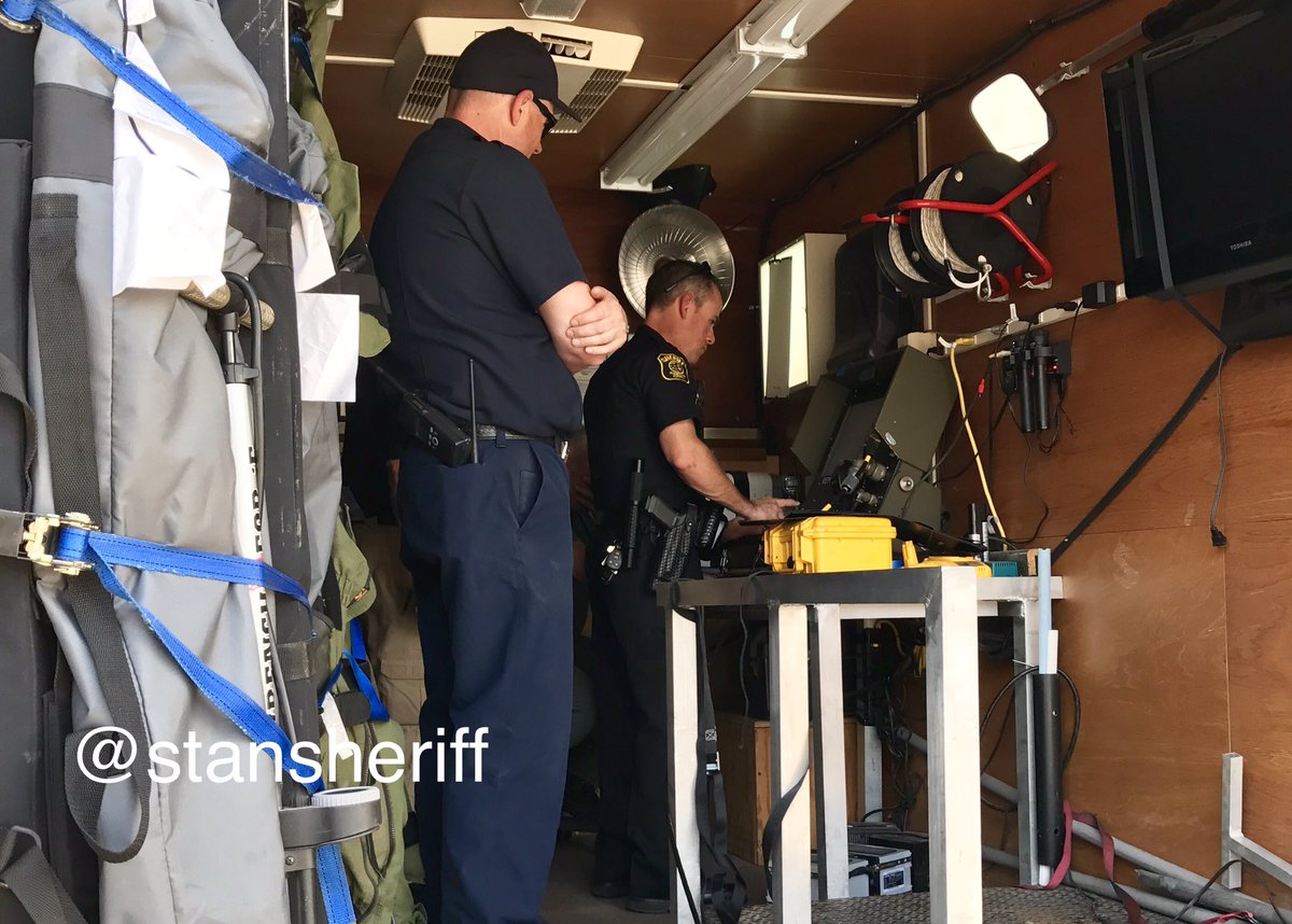 StanCoSheriff's tweet photo. #BombTeam is examining the suspicious package at the scene. More to follow. https://t.co/nlx1cM5aNH