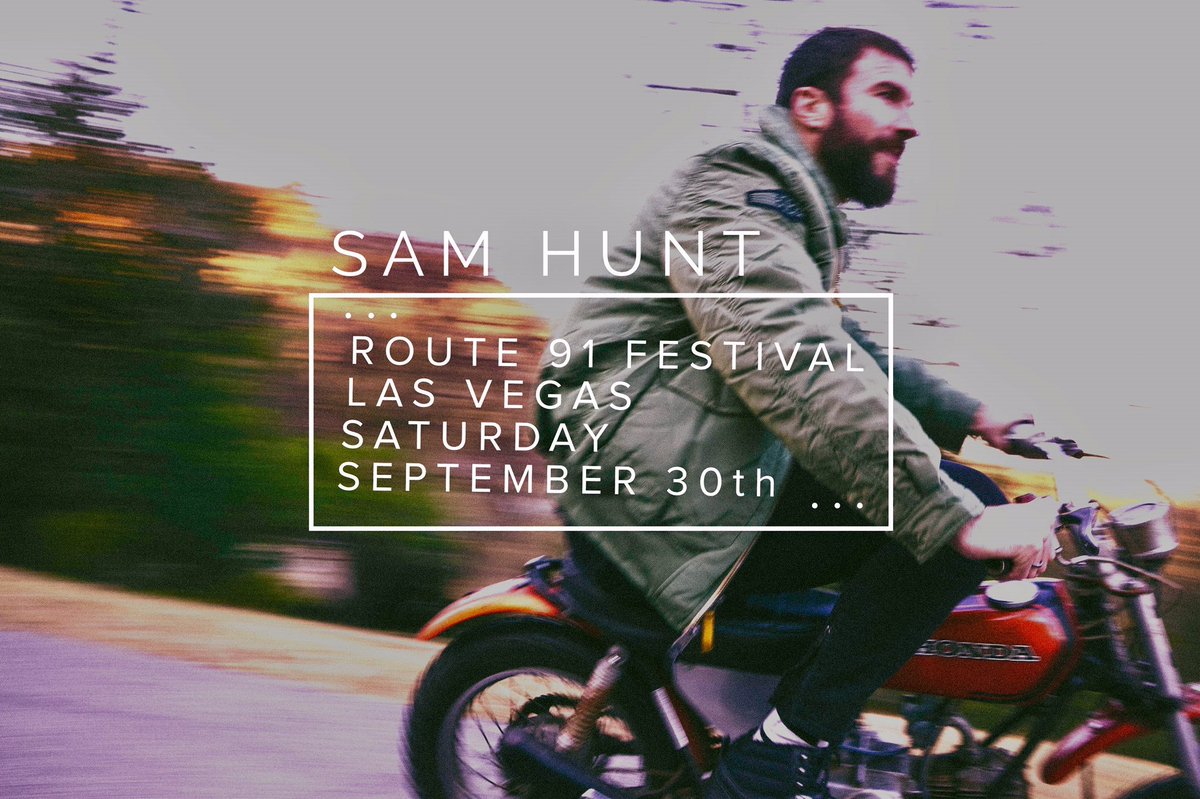 Be there when Sam takes the stage at this year’s <a href="/Route91Harvest/">Route 91 Harvest</a> Festival in Las Vegas! Passes available now!