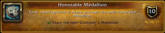 thelichprincess's tweet photo. I just earned the [Honorable Medallion] Achievement! #Warcraft https://t.co/PJNS6IDHmM