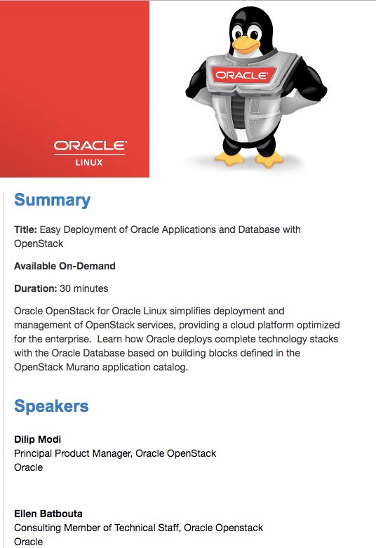 ORCL_Virtualize's tweet image. MONDAY SPOTLIGHT: #Oracle #OpenStack for #OracleLinux R3 Webcast, Podcast #docker #cloud #mitaka #kolla ora.cl/Ox5e