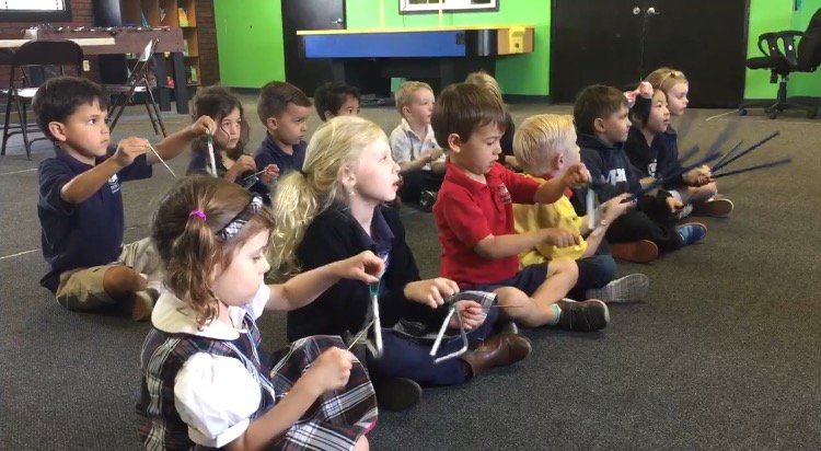 mhcssaints's tweet image. Junior Kindergarten students are learning how to play on beat in Composer Countdown. #mhcssaints