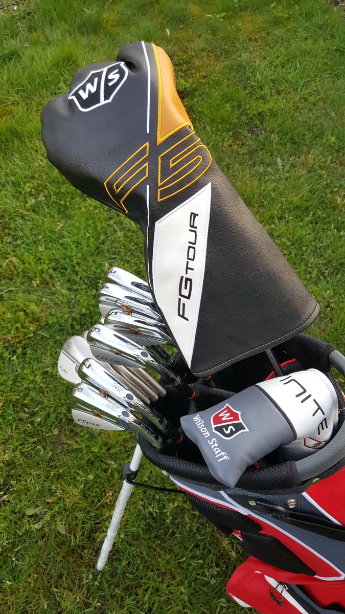 Waazzupppp's tweet photo. @WilsonGolf All #WilsonStaff all the time... #FGTour #F5Driver #100blades #PMPWedges #InfinitePutter https://t.co/FMsENz0sLx