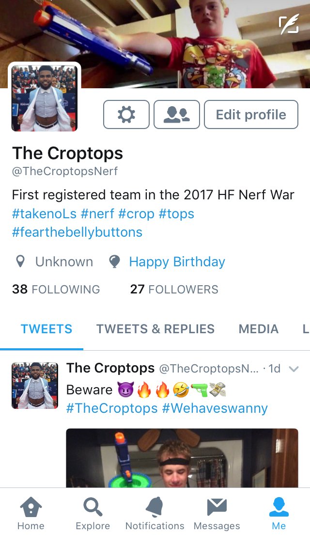 The Croptops tweet media