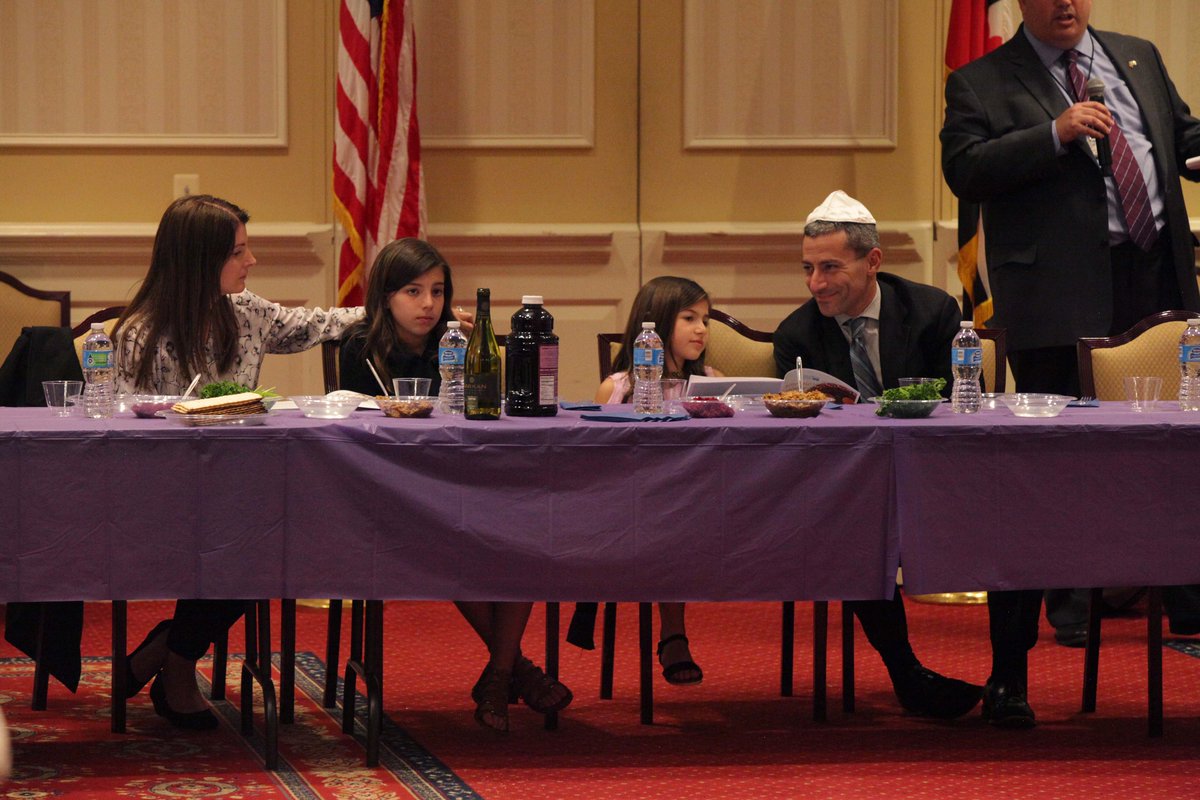 Hannah_Klarner's tweet photo. .@CNSmd was at the #MDGAPassover Seder with @brodskysauce @CSnurr18 on #SineDie next up I'm going to the house with @mboyle801 https://t.co/gevxkHHkdr