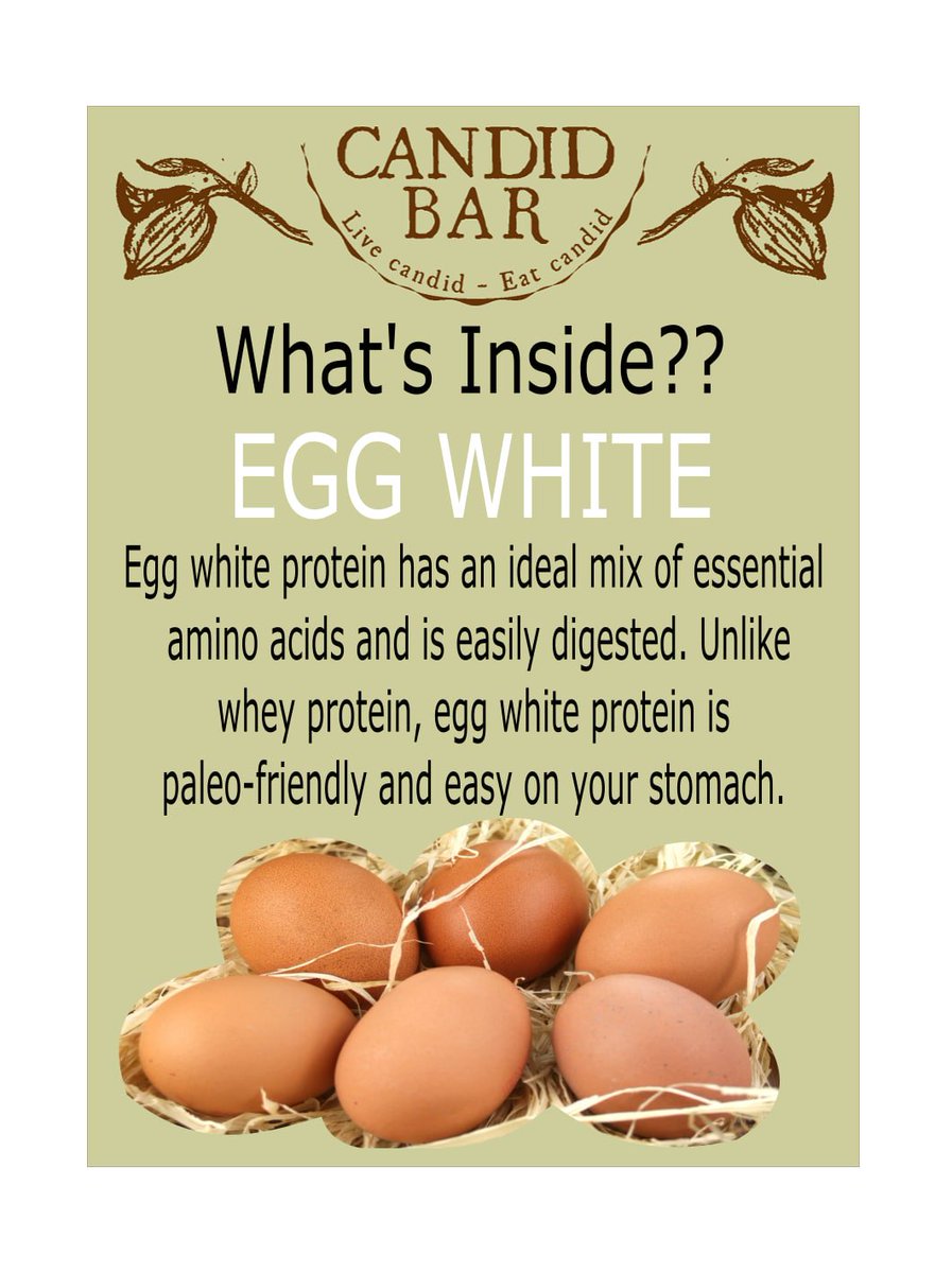 CandidBar's tweet photo. #LiveCandid #EatCandid #EggWhite #Paleo #Protein #Strong

Have A Great Evening &amp; Sleep Candid! https://t.co/yPbHMEAAjR
