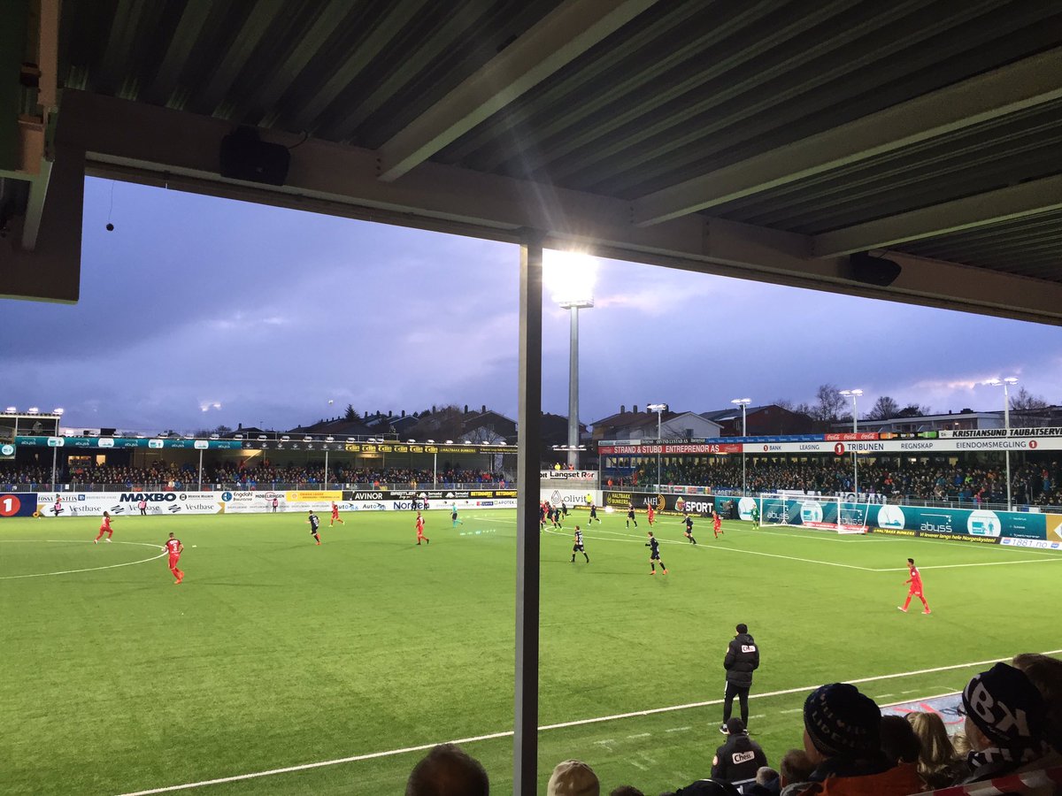 En herlig mandag får en si!⚽️ #kristiansundstadion