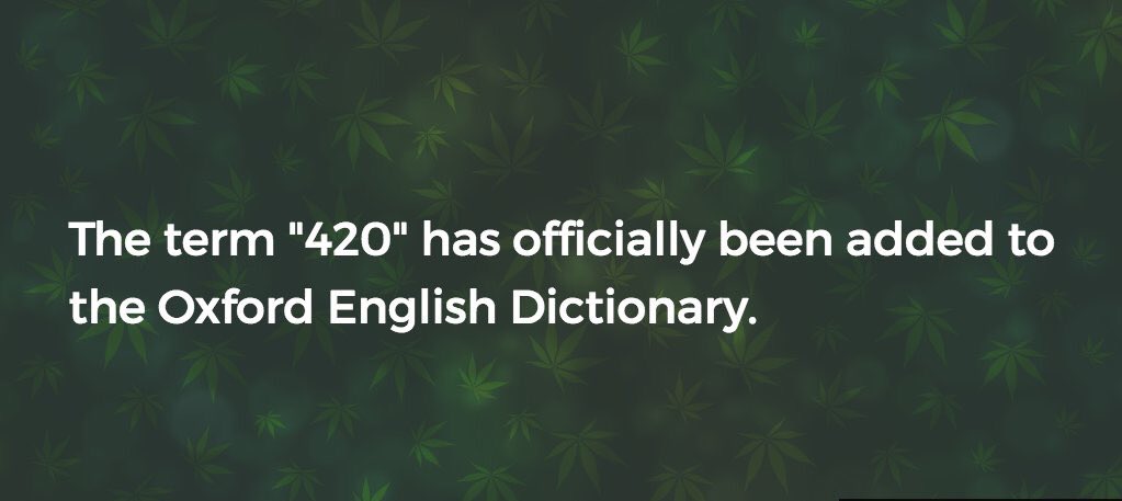 DidntKnowFacts's tweet photo. "Used to refer to marijuana, or to the action of smoking marijuana." https://t.co/TG2eyGZQ6s