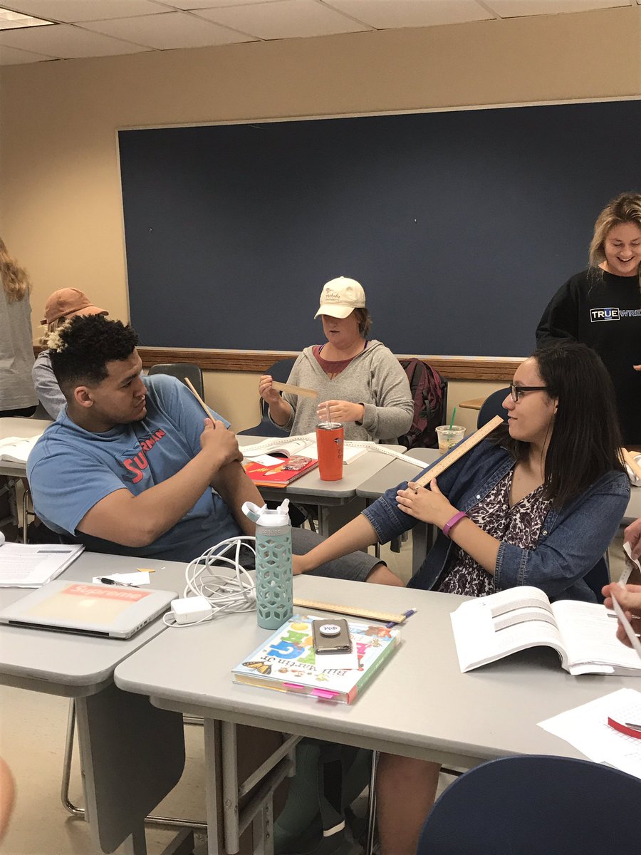 GlinsmannMath's tweet photo. Finding personal benchmarks for understanding measurement. You can't teach something if you don't understand it first. #okmath #futureTs https://t.co/WPm0zL7m8X