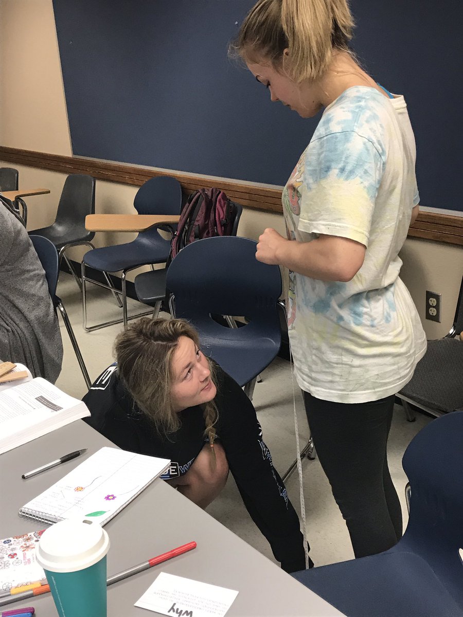 GlinsmannMath's tweet photo. Finding personal benchmarks for understanding measurement. You can't teach something if you don't understand it first. #okmath #futureTs https://t.co/WPm0zL7m8X