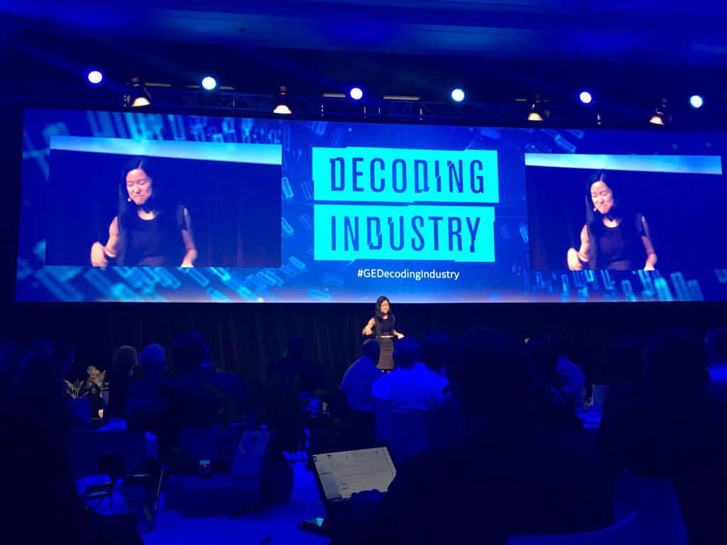 MaryHackett10's tweet photo. Marita Cheng founder of #robogals with amazing robotic solutions for disadvantage #gedecodingindustry https://t.co/wp4X8kFNGI