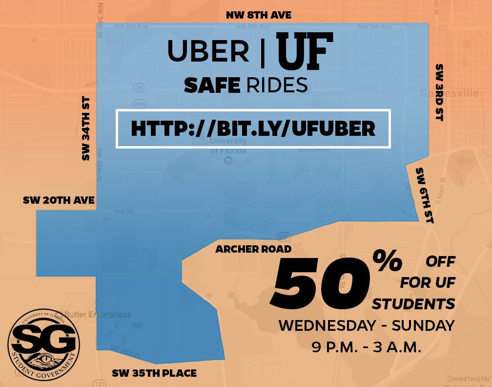ufstudentgov's tweet photo. Spring is in the air. Pull up a chair. Because it's time to Uber everywhere #SkrtSkrt 
Follow the link to access your discount code. https://t.co/uS2bxAeCU1