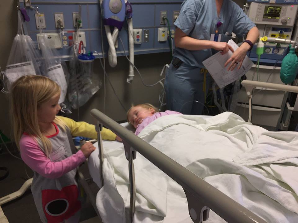 HopeForMarian's tweet photo. #Bigsister checking in on our #patient. #NationalSiblingsDay #NationalSiblingDay #sisterlove #myheart https://t.co/vb9lyQMiG9