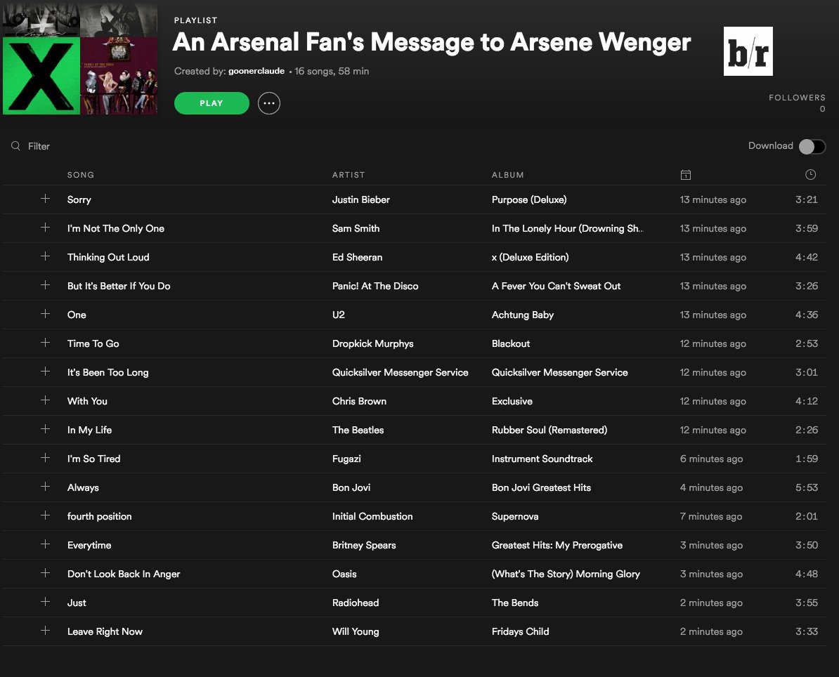 brfootball's tweet photo. All the best breakups happen on Spotify. https://t.co/r5p6A2HiBE