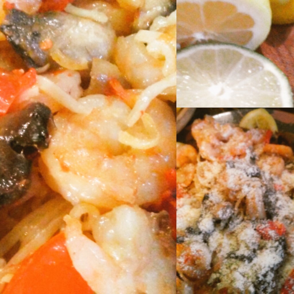 DoreneShaver's tweet photo. So #delichious this #shrimp with #veggies #noodles #lemon #lime n. #parmcheese #sogood πππ―ππ https://t.co/jTc9rJlflT